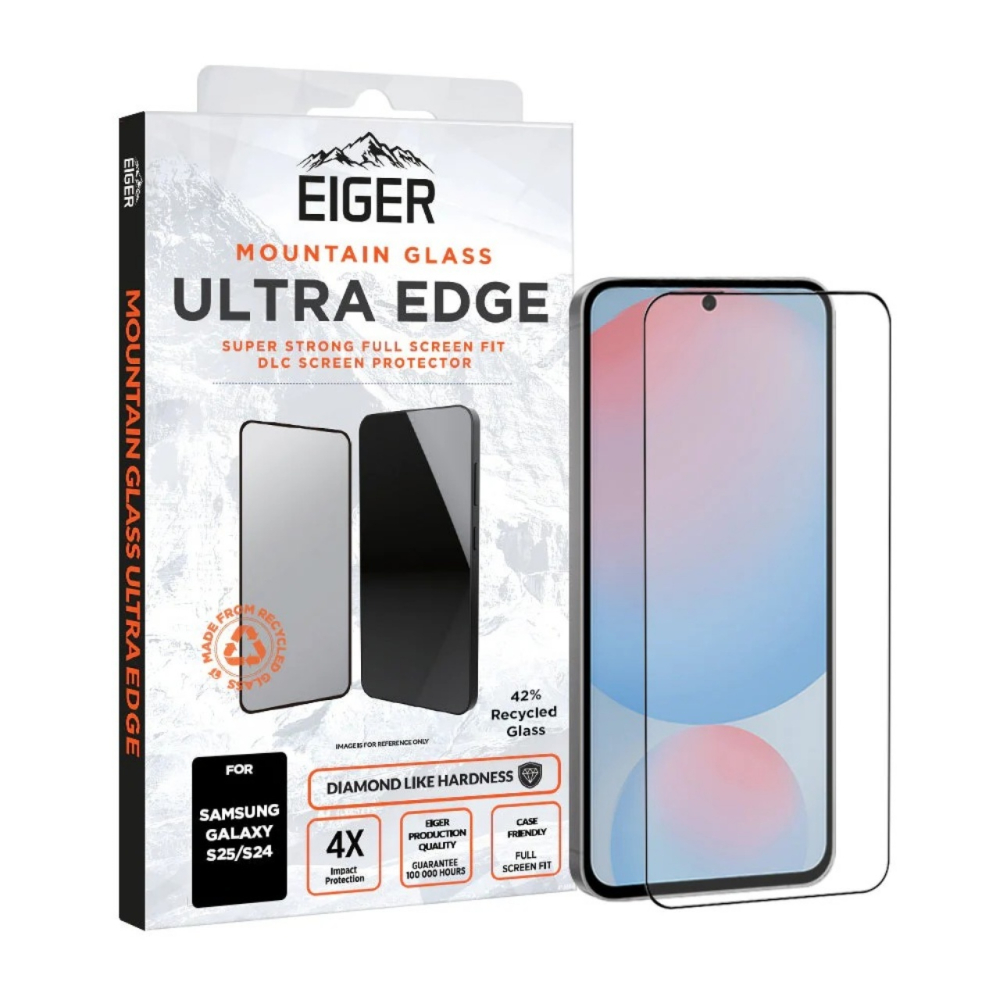 Eiger Folie Sticla Mountain Glass Ultra GRS Samsung Galaxy S25 / S24 Clear [4]