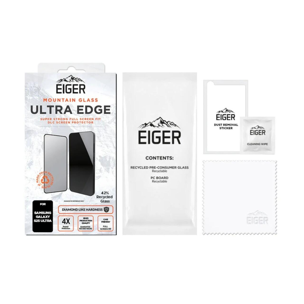 Eiger Folie Sticla Mountain Glass Ultra GRS Samsung Galaxy S25 Ultra Clear [3]