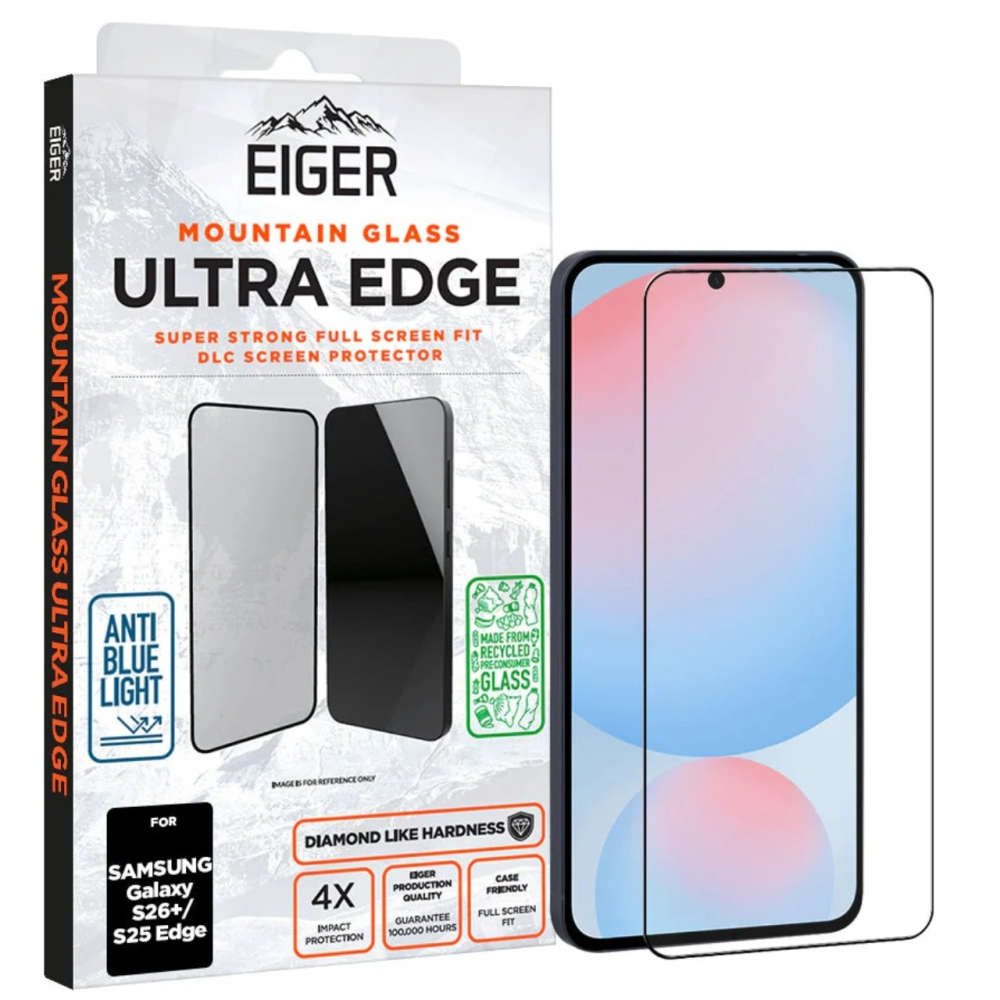 Eiger Folie Sticla Mountain Glass Ultra GRS Samsung Galaxy S26 Plus/ S25 Edge Clear [4]