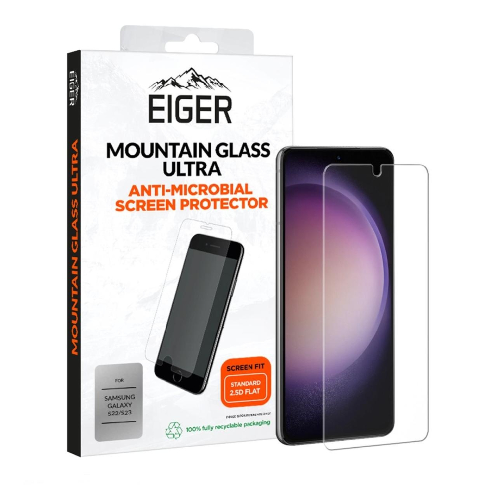 Eiger Folie Sticla Mountain Glass Ultra Samsung Galaxy S22 / S23 Clear [4]