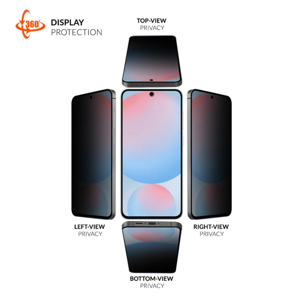 Eiger Folie Sticla Privacy Mountain Edge GRS 360 Samsung Galaxy S26 Plus Black [3]