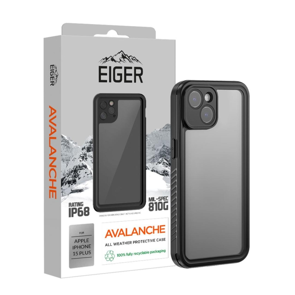 Eiger Husa Avalanche iPhone 15 Plus Negru [4]