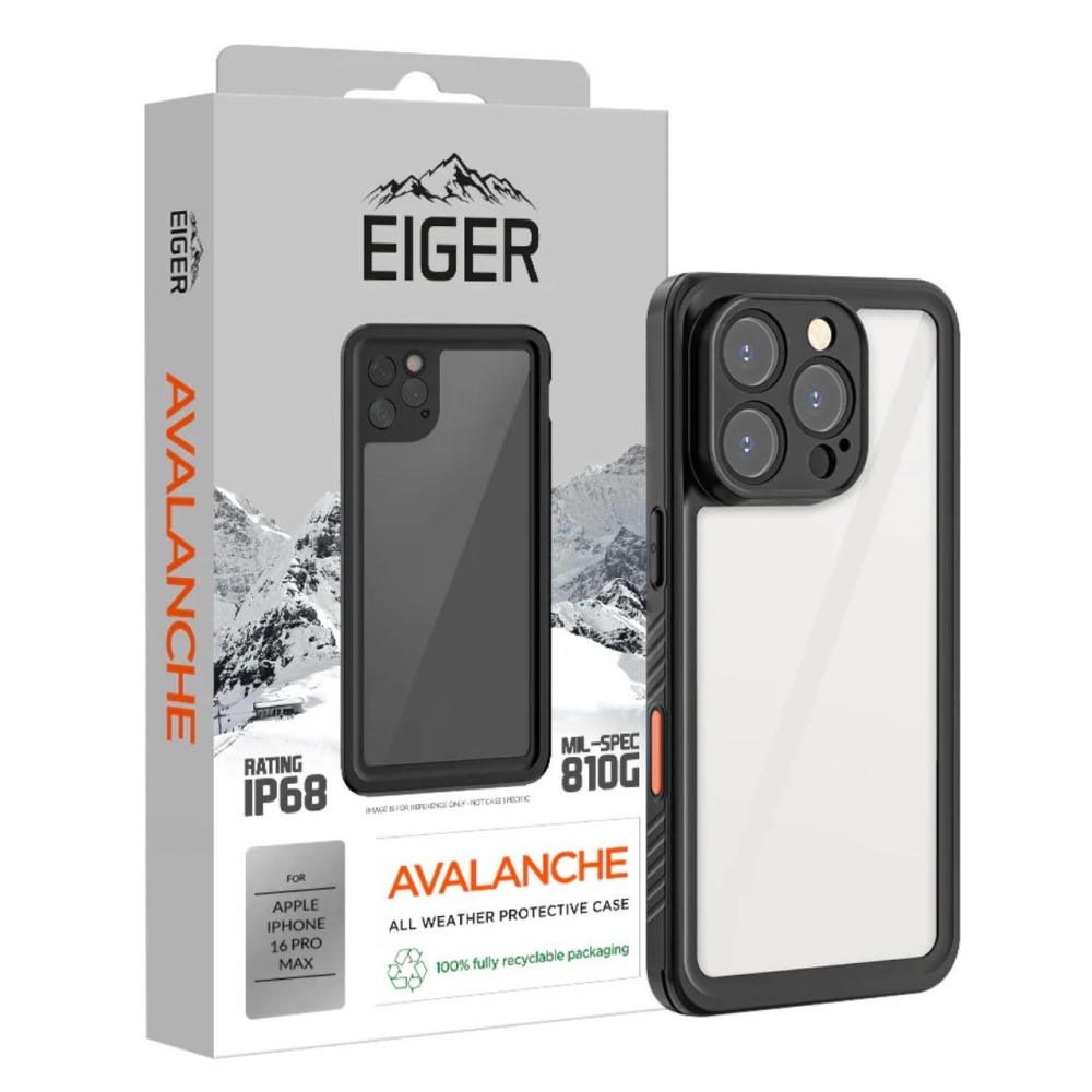 Eiger Husa Avalanche iPhone 16 Pro Max Negru [5]