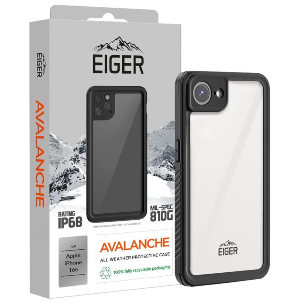 Eiger Husa Avalanche iPhone 17e / iPhone 16e Negru [5]