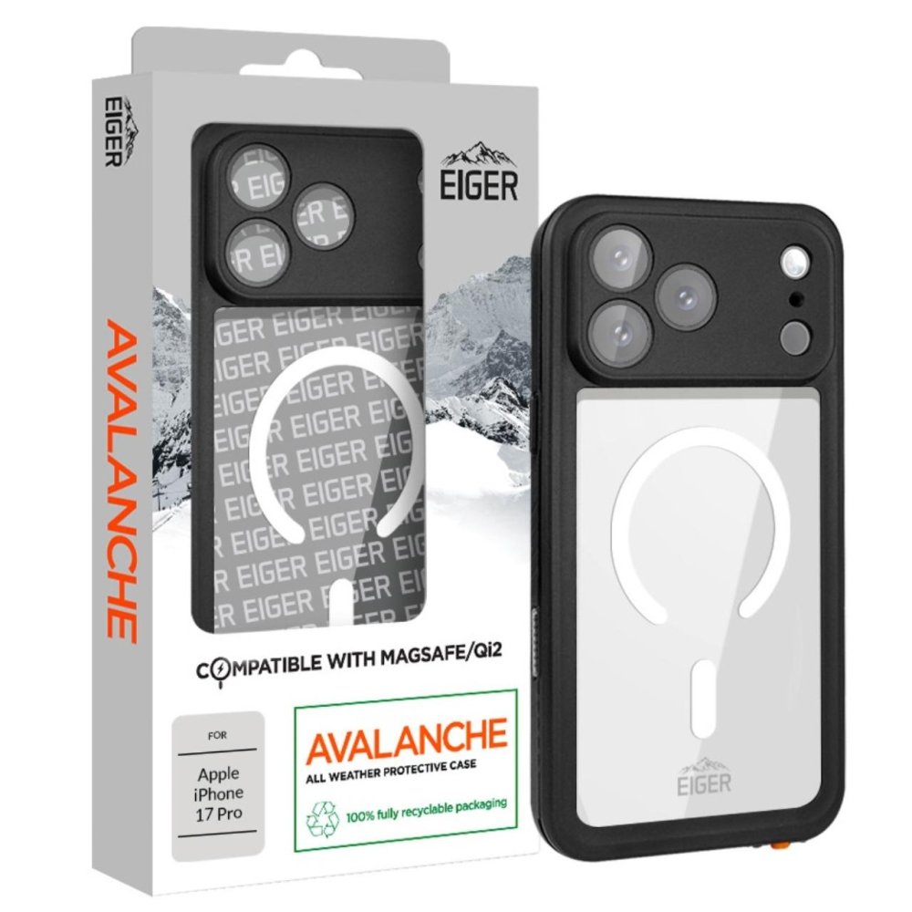 Eiger Husa Avalanche Magsafe iPhone 17 Pro Black [5]