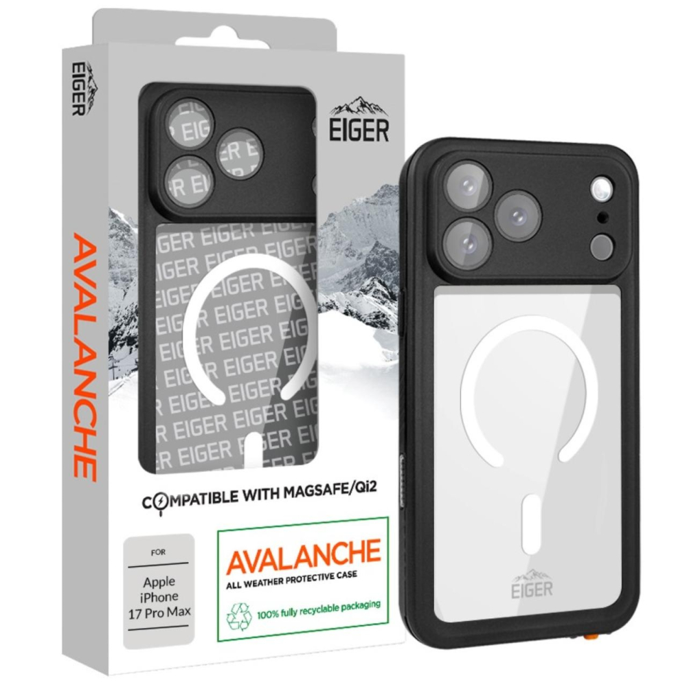 Eiger Husa Avalanche Magsafe iPhone 17 Pro Max Black [5]