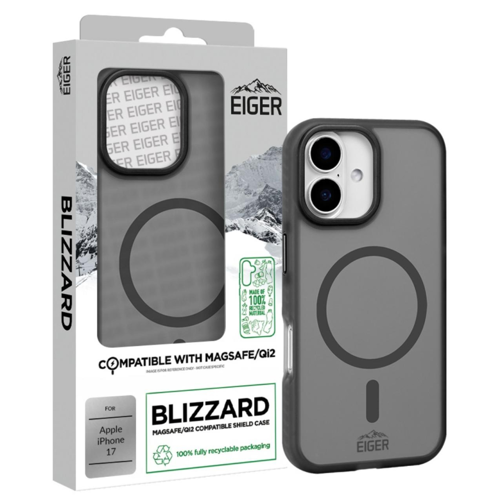 Eiger Husa Blizzard Magsafe GRS iPhone 17 Negru [4]