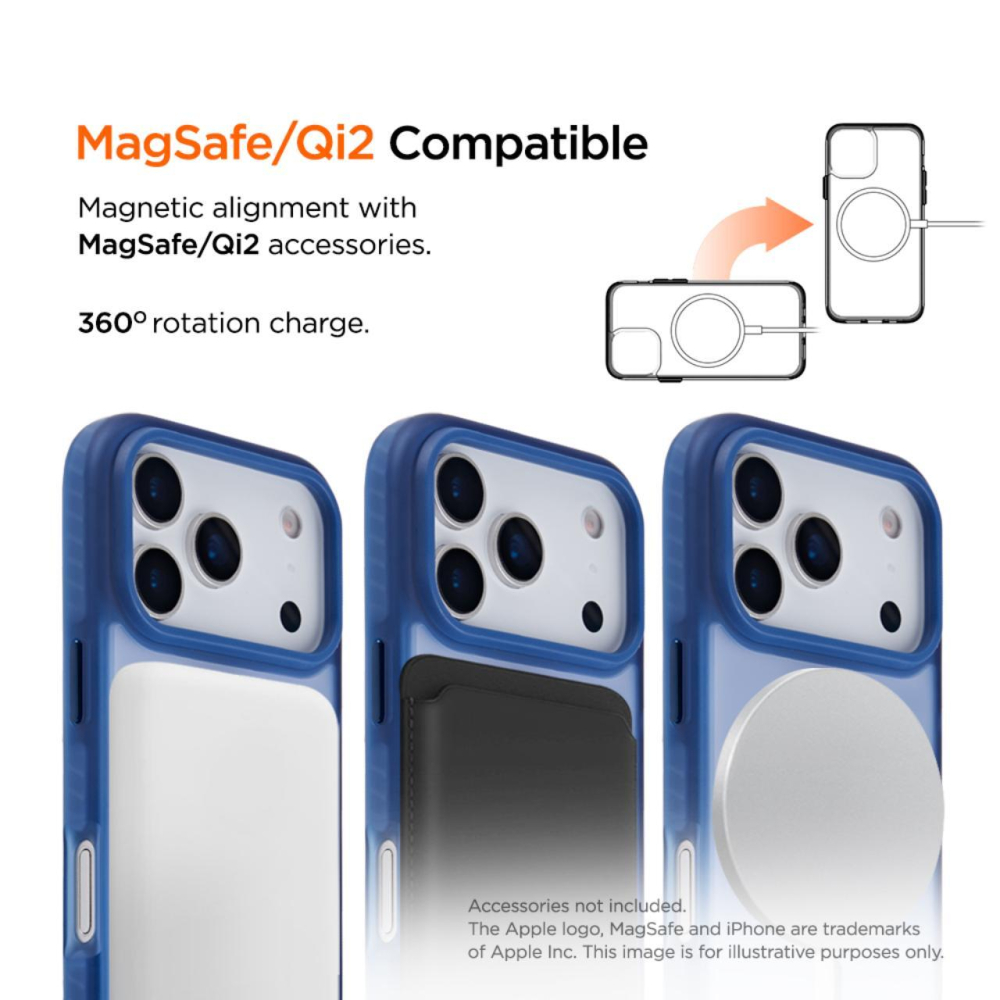 Eiger Husa Blizzard Magsafe GRS iPhone 17 Pro Max Albastru [2]