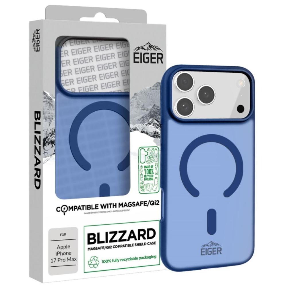 Eiger Husa Blizzard Magsafe GRS iPhone 17 Pro Max Albastru [5]
