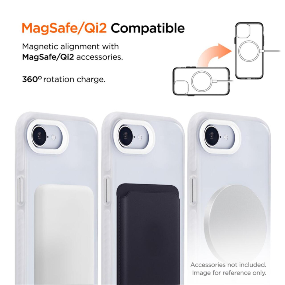 Eiger Husa Blizzard Magsafe GRS iPhone 17e / iPhone 16e Alb [3]
