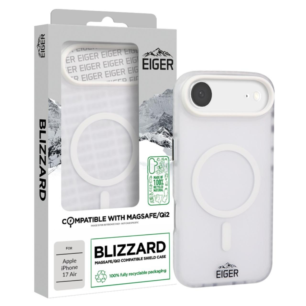 Eiger Husa Blizzard Magsafe GRS iPhone Air Alb [4]