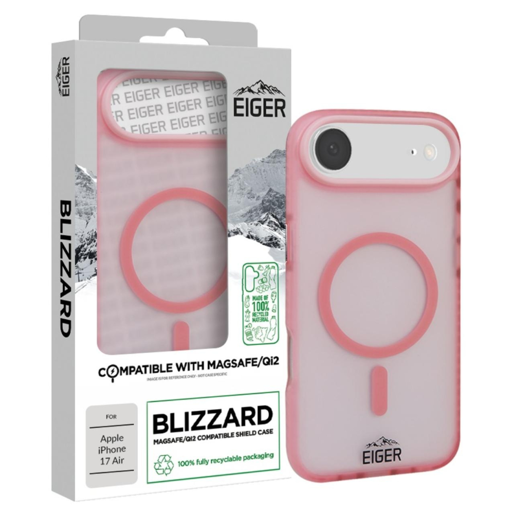 Eiger Husa Blizzard Magsafe GRS iPhone Air Roz [4]