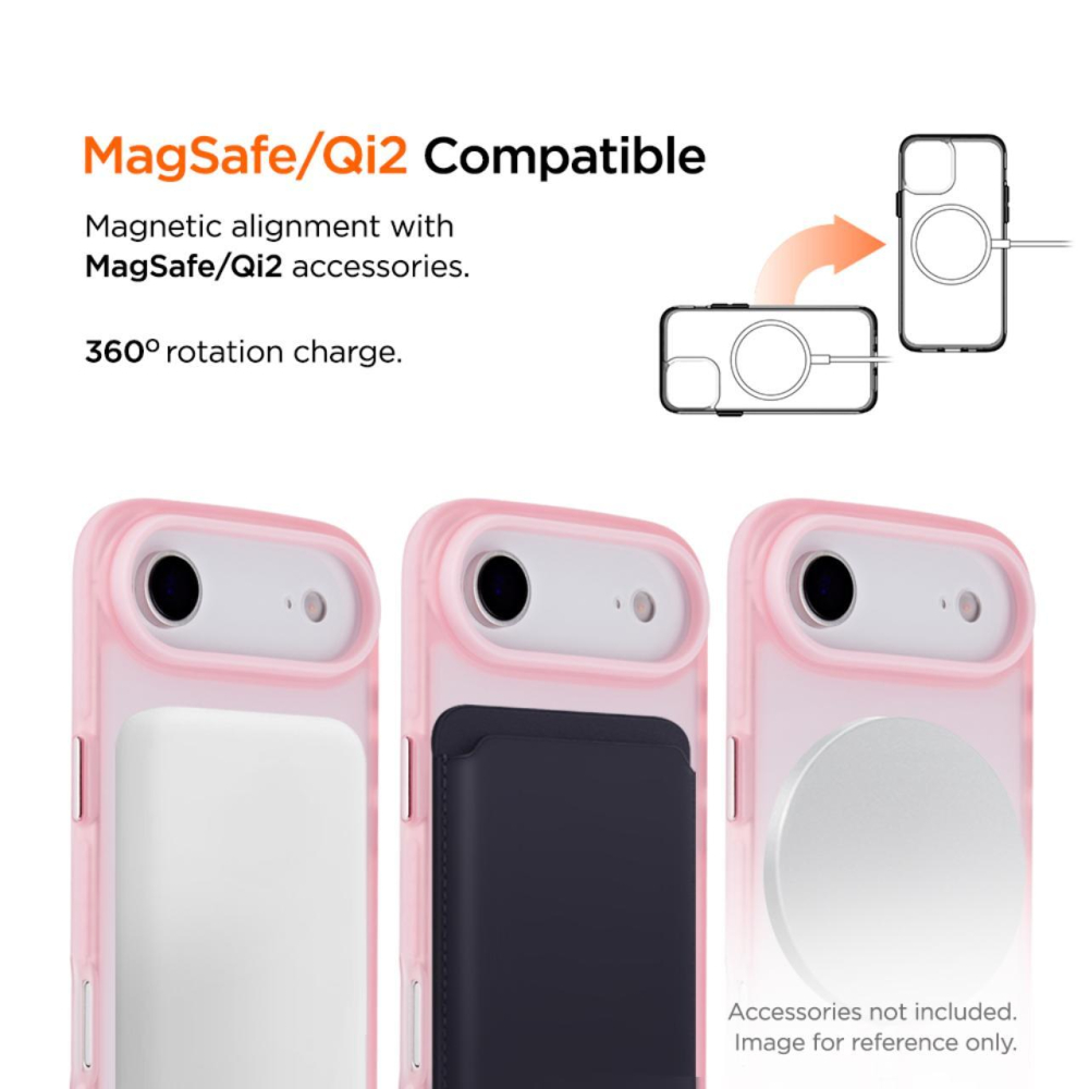 Eiger Husa Blizzard Magsafe GRS iPhone Air Roz [2]