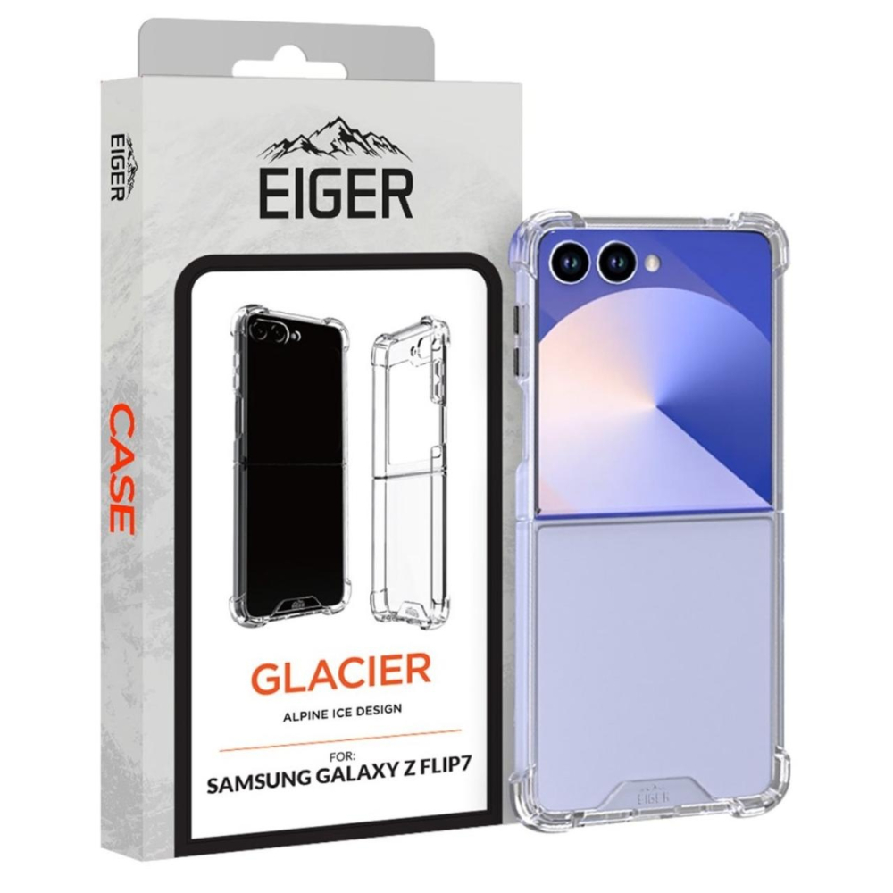 Eiger Husa Glacier Case Samsung Galaxy Z Flip7 Clear [3]