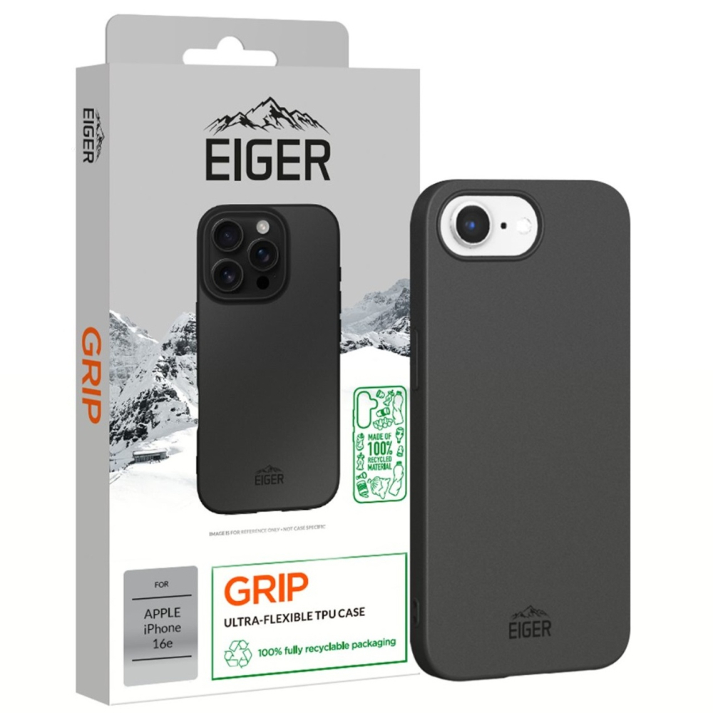 Eiger Husa Grip GRS iPhone 17e / iPhone 16e Black [3]