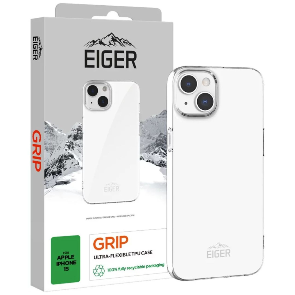 Eiger Husa Grip iPhone 15 Clear [2]
