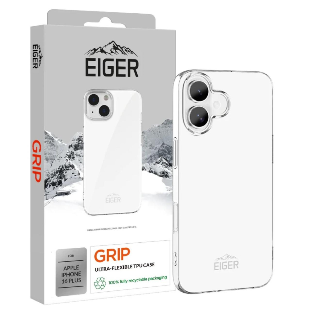Eiger Husa Grip iPhone 16 Plus Clear [3]