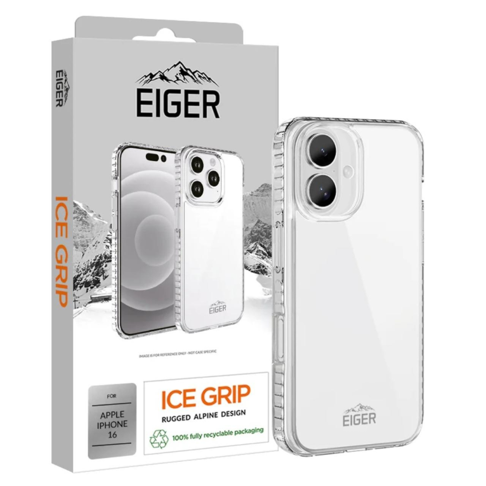 Eiger Husa Ice Grip iPhone 16 Clear [3]