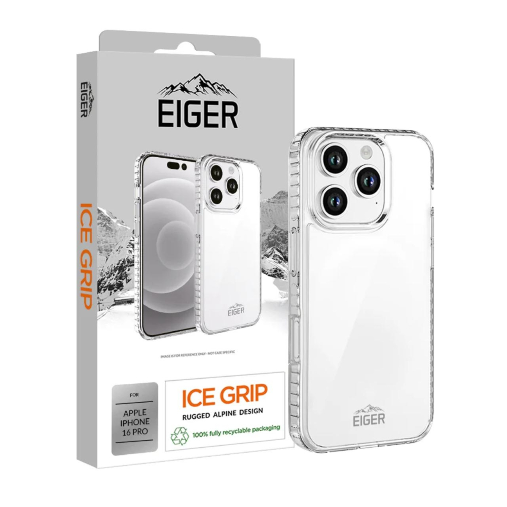 Eiger Husa Ice Grip iPhone 16 Pro Clear [3]