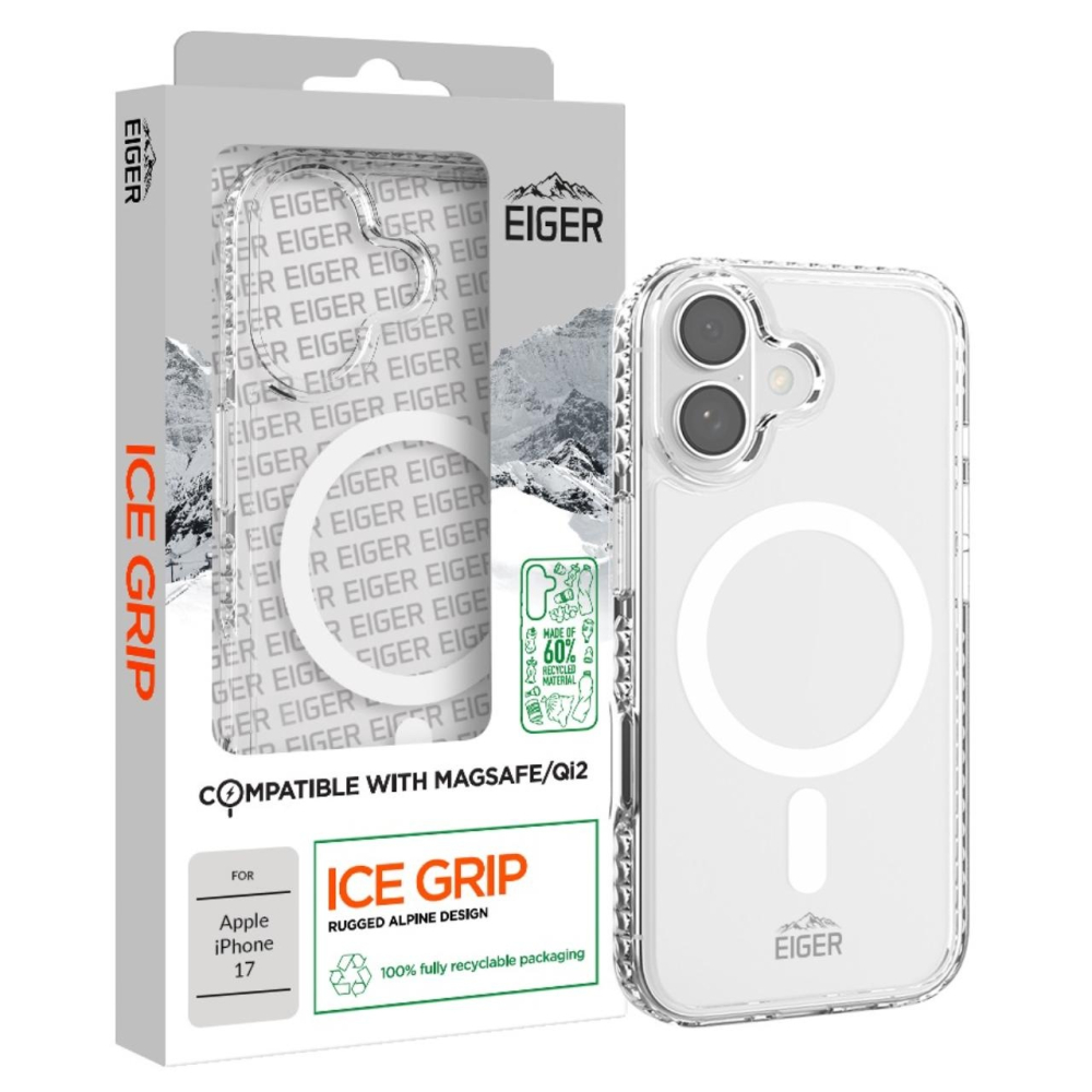 Eiger Husa Ice Grip Magsafe GRS iPhone 17 Clear [4]