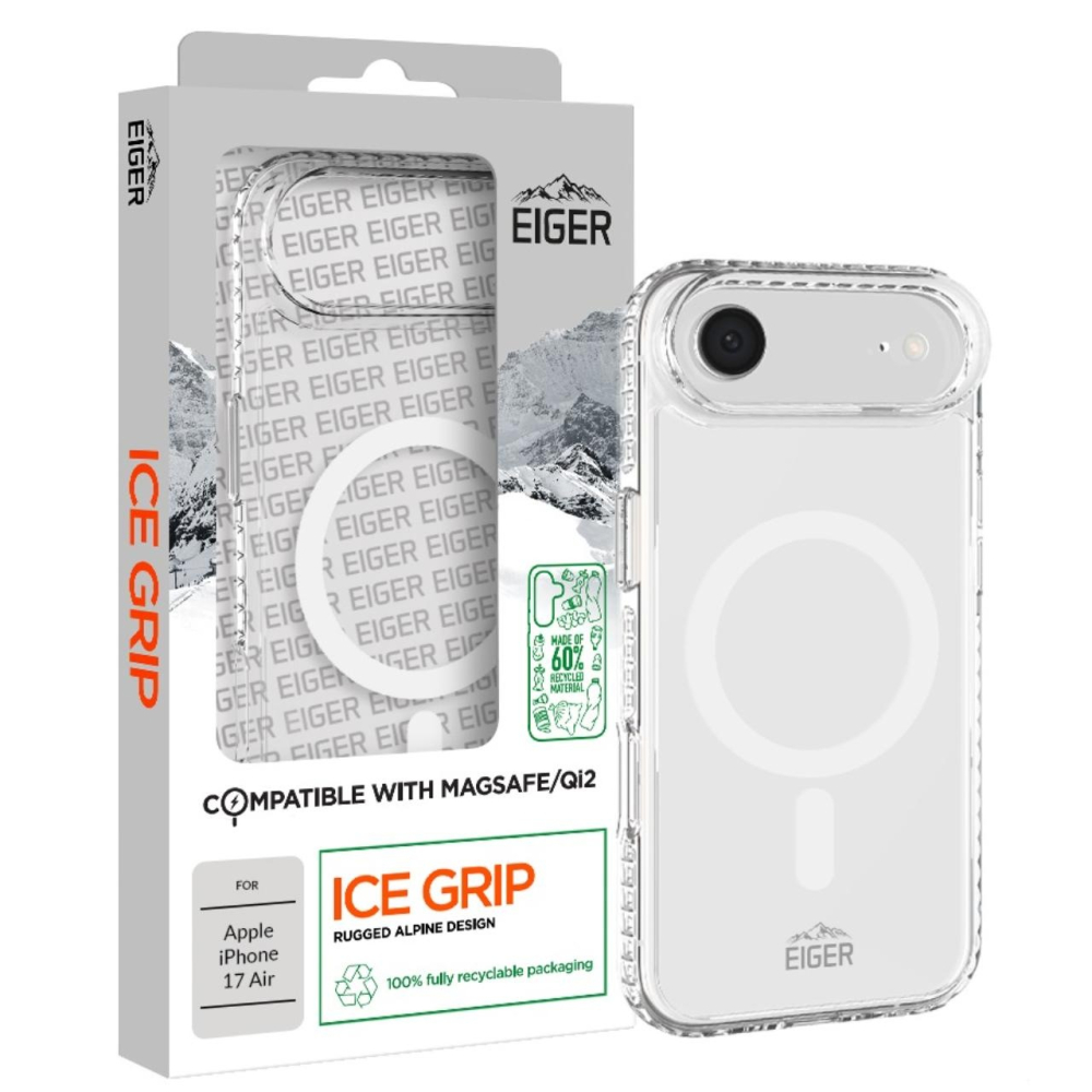 Eiger Husa Ice Grip Magsafe GRS iPhone Air Clear [4]