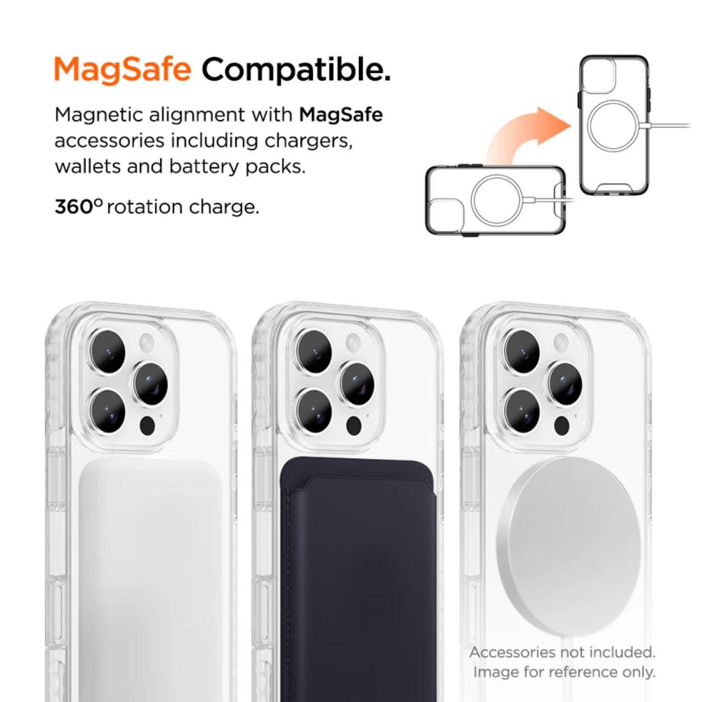 Eiger Husa Ice Grip Magsafe iPhone 16 Pro Clear [2]