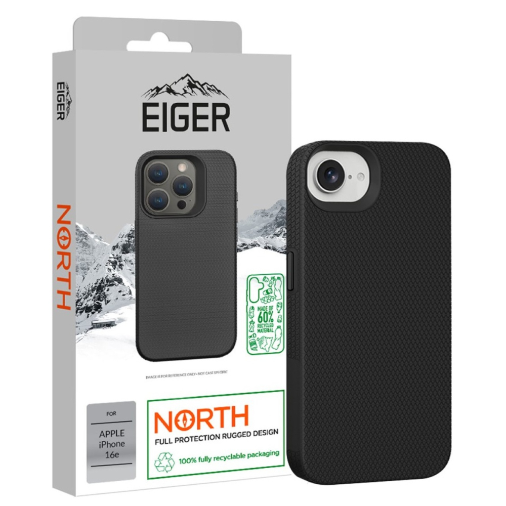 Eiger Husa North Case GRS iPhone 17e / iPhone 16e Negru [4]