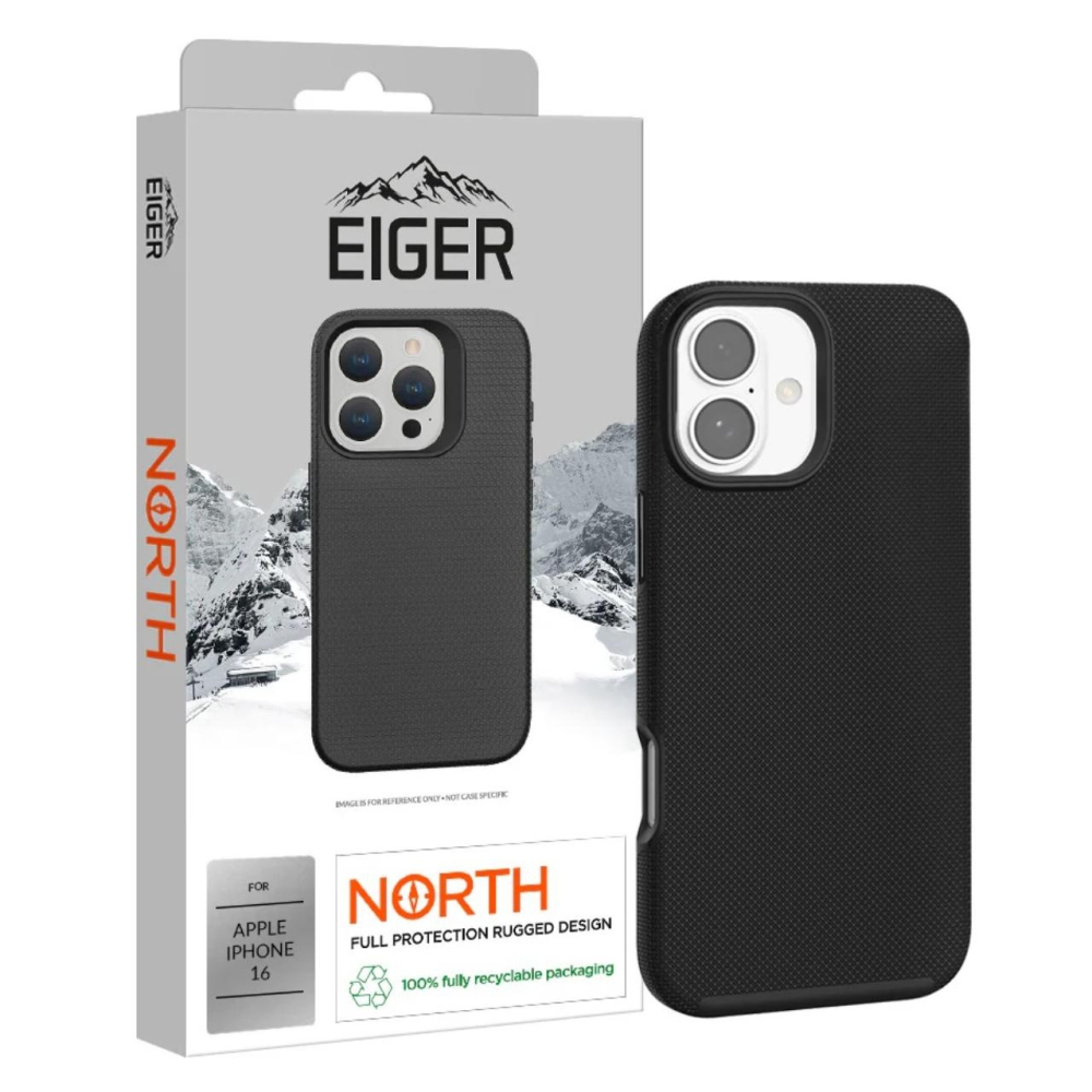 Eiger Husa North Case iPhone 16 Negru [4]