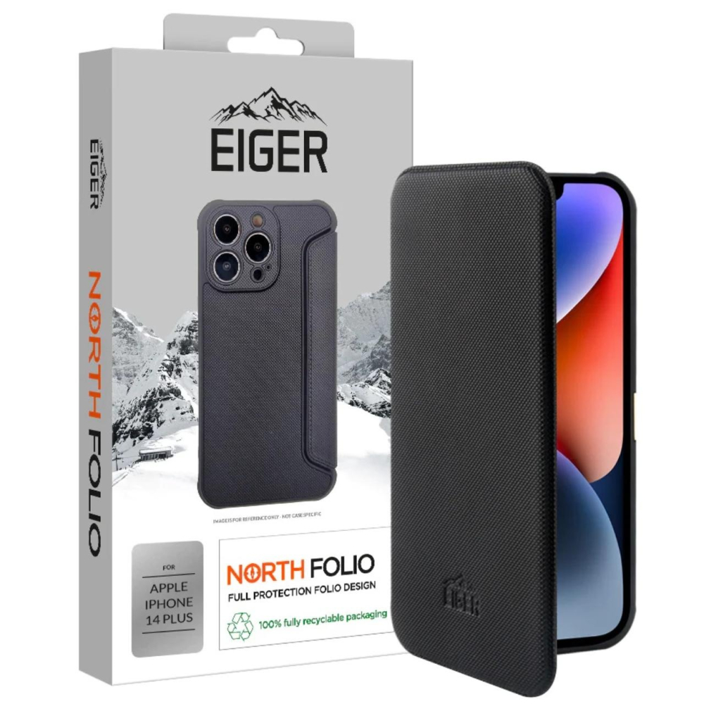 Eiger Husa North Folio Case iPhone 14 Plus Negru [4]
