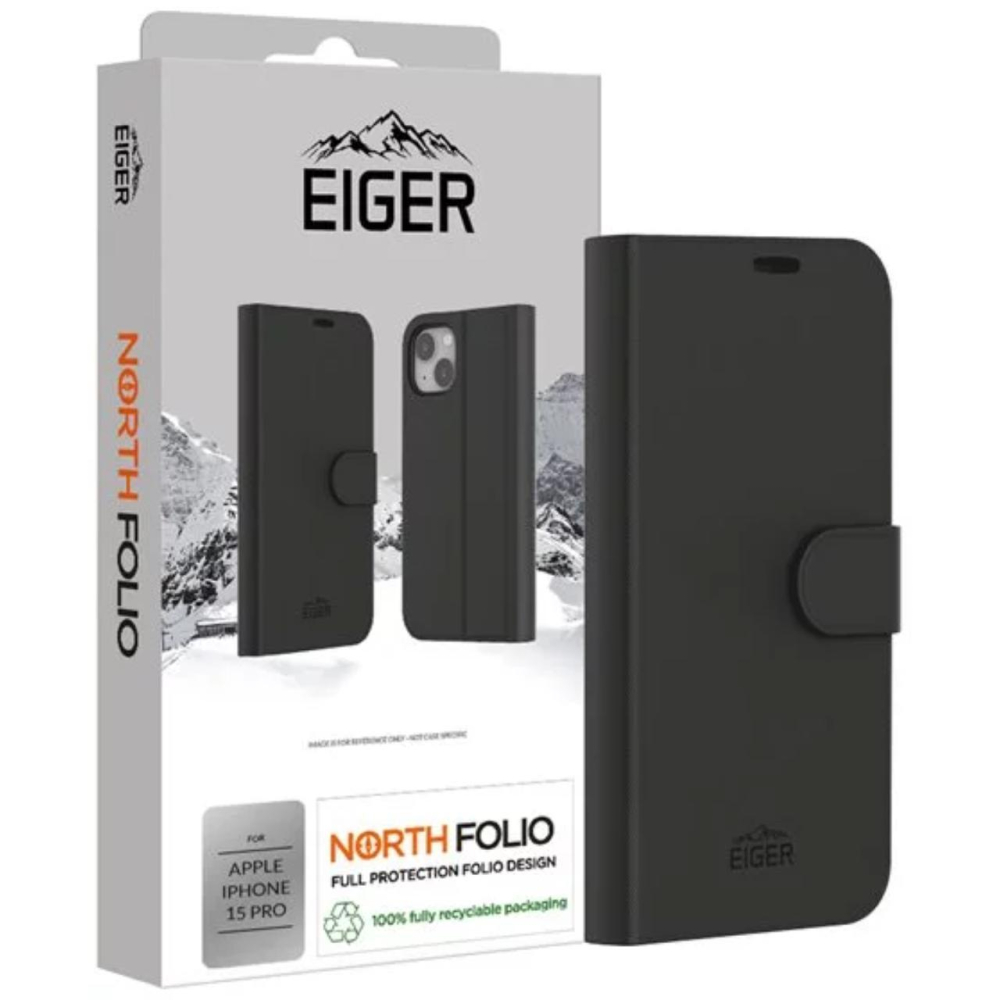 Eiger Husa North Folio Case iPhone 15 Pro Negru [2]