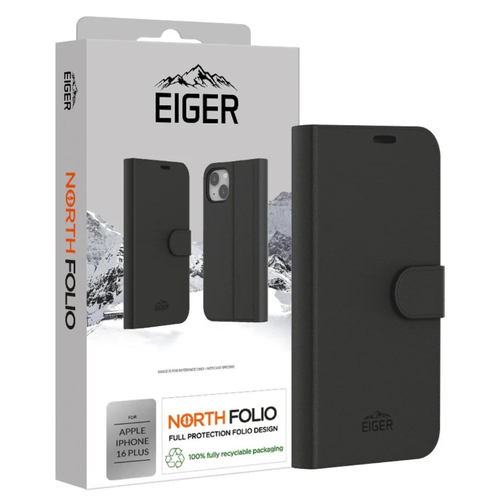 Eiger Husa North Folio Case iPhone 16 Plus Negru [3]