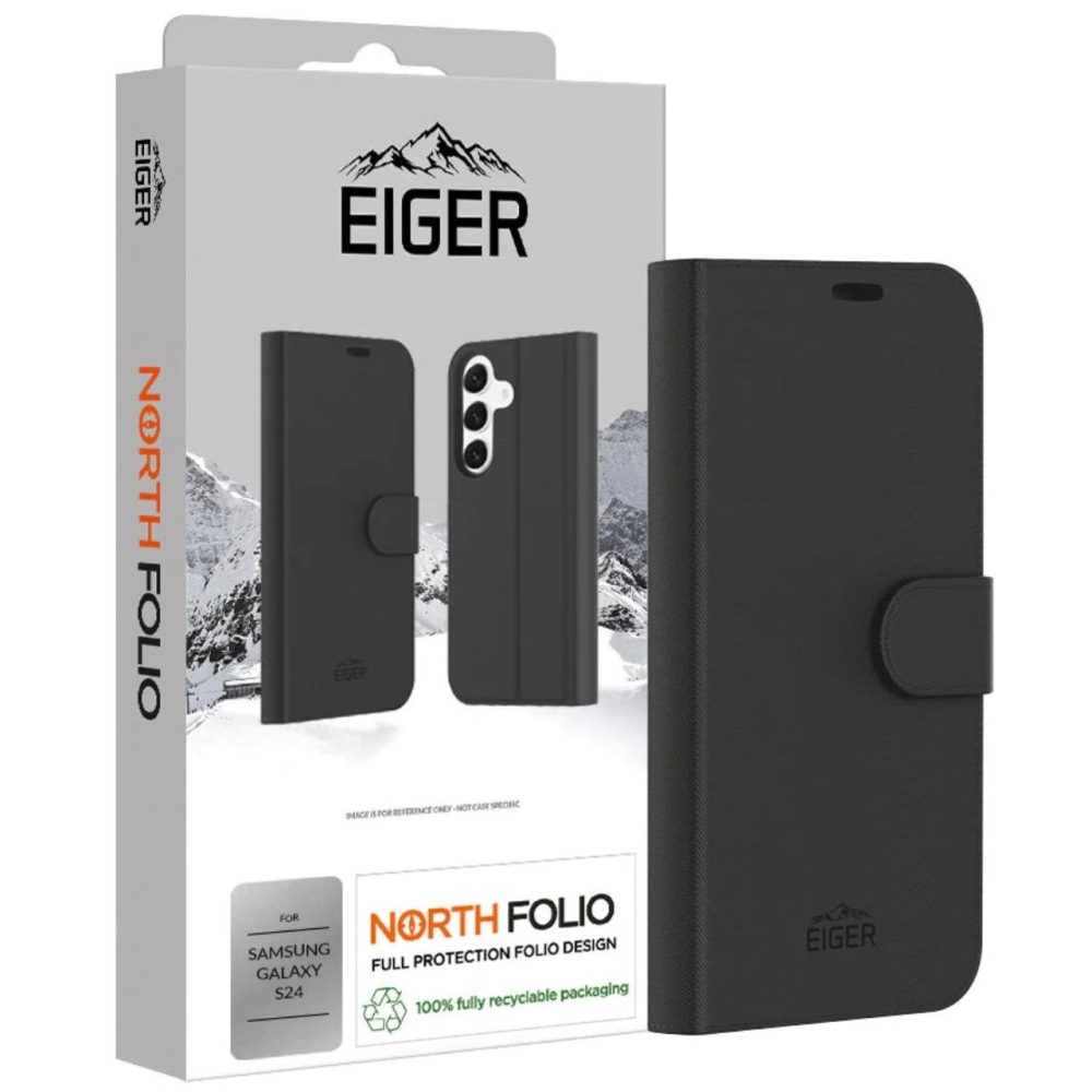 Eiger Husa North Folio Case Samsung Galaxy S24 Black [3]