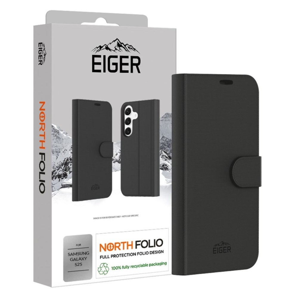 Eiger Husa North Folio Case Samsung Galaxy S25 Black [3]