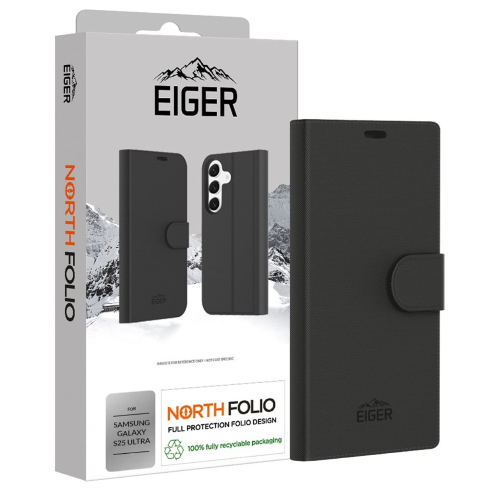 Eiger Husa North Folio Case Samsung Galaxy S25 Ultra Black [3]