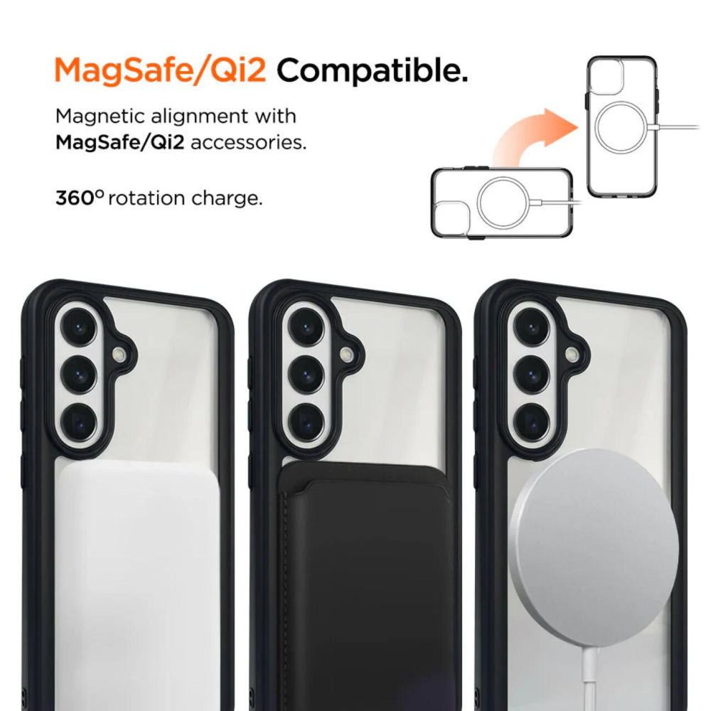 Eiger Husa North Folio Magsafe Samsung Galaxy S26 Negru [4]