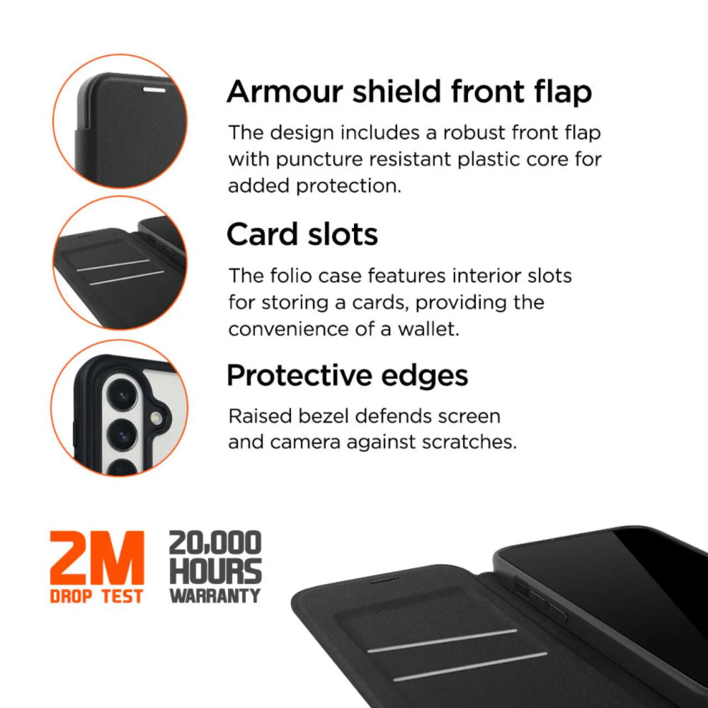 Eiger Husa North Folio Magsafe Samsung Galaxy S26 Negru [3]