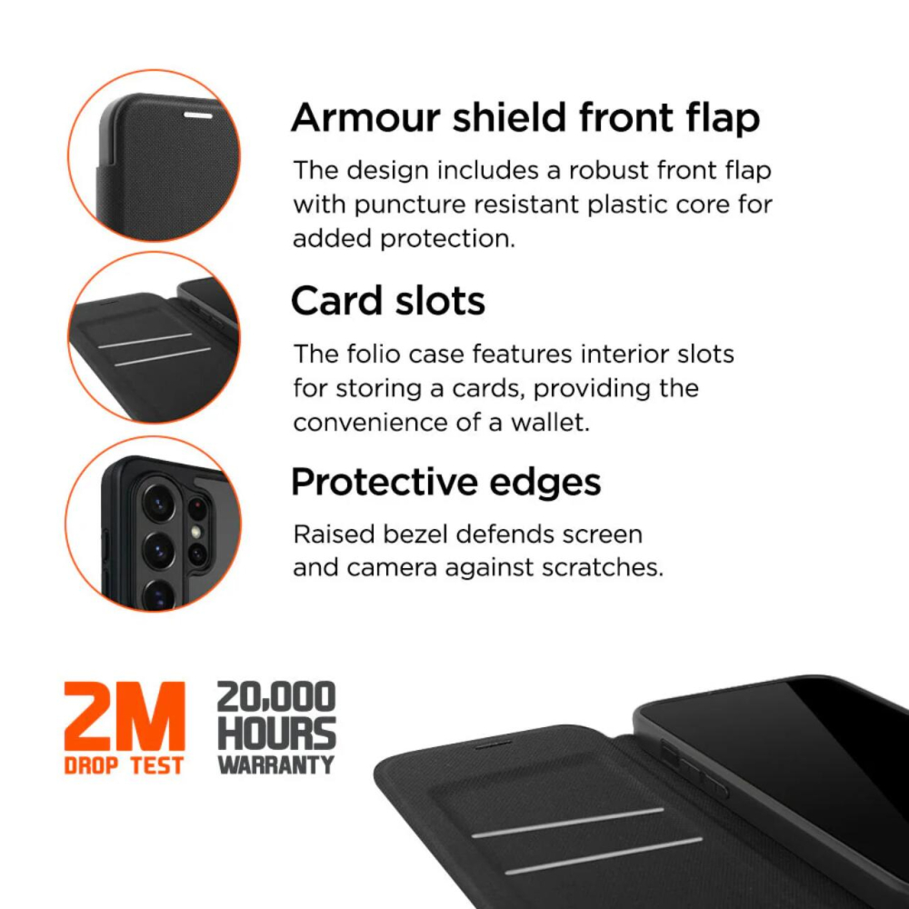 Eiger Husa North Folio Magsafe Samsung Galaxy S26 Ultra Negru [3]