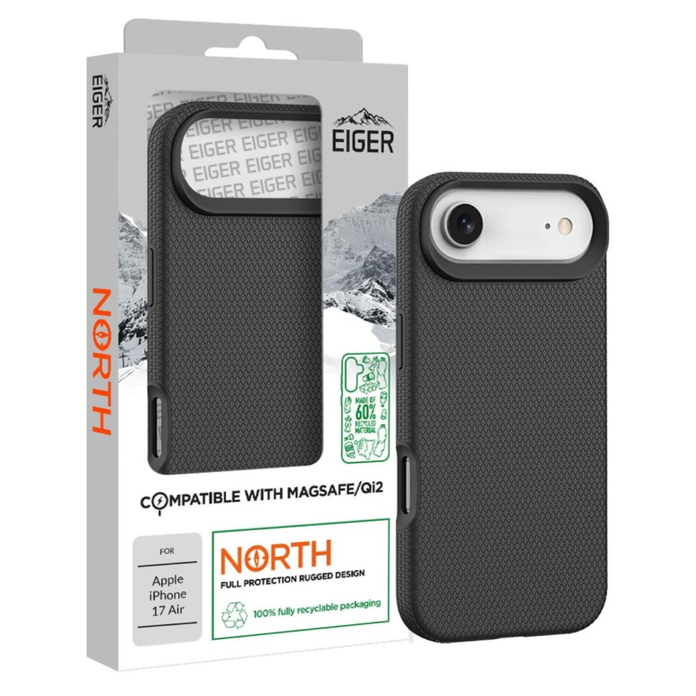 Eiger Husa North Magsafe GRS iPhone Air Black [6]