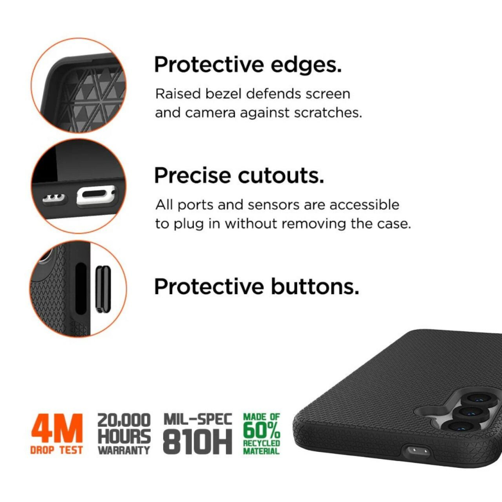 Eiger Husa North Magsafe GRS Samsung Galaxy S25 / S24 Black [5]