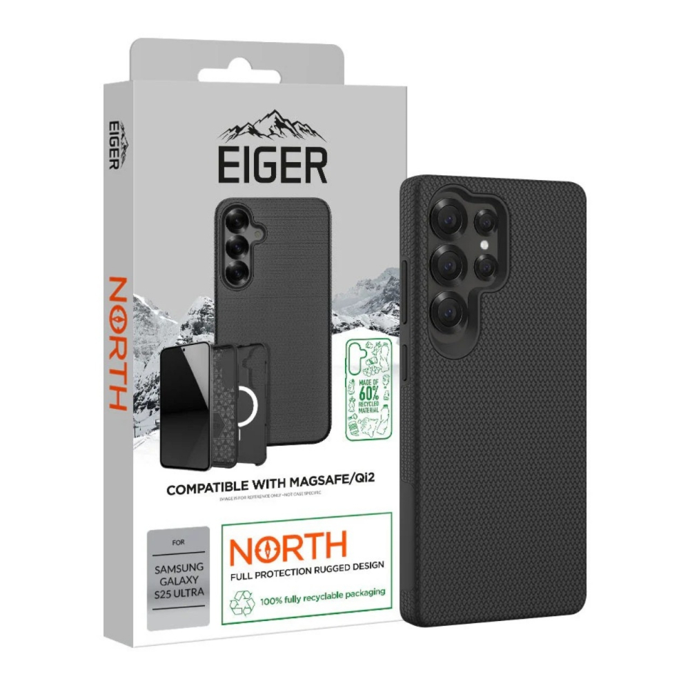 Eiger Husa North Magsafe GRS Samsung Galaxy S25 Ultra Black [6]