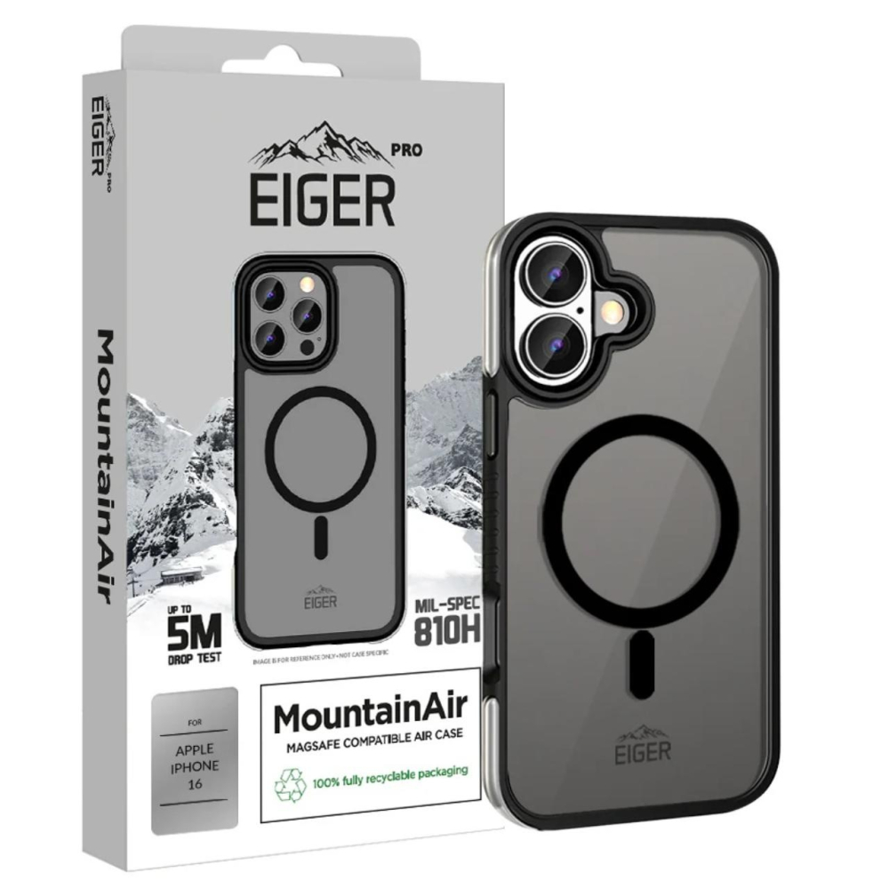 Eiger Husa Pro MountainAir MagSafe iPhone 16 Negru [4]