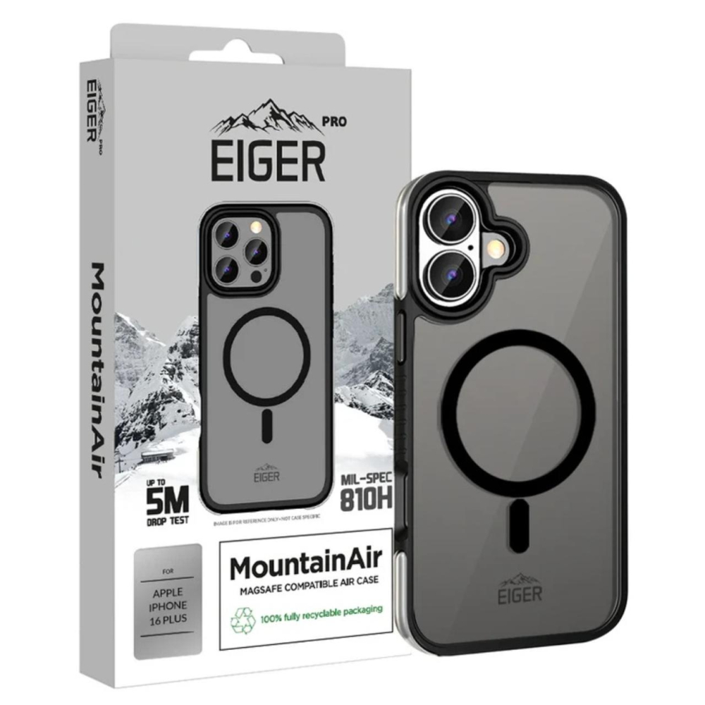 Eiger Husa Pro MountainAir MagSafe iPhone 16 Plus Negru [4]