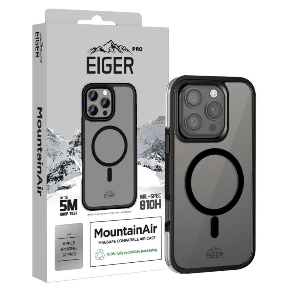 Eiger Husa Pro MountainAir MagSafe iPhone 16 Pro Negru [4]