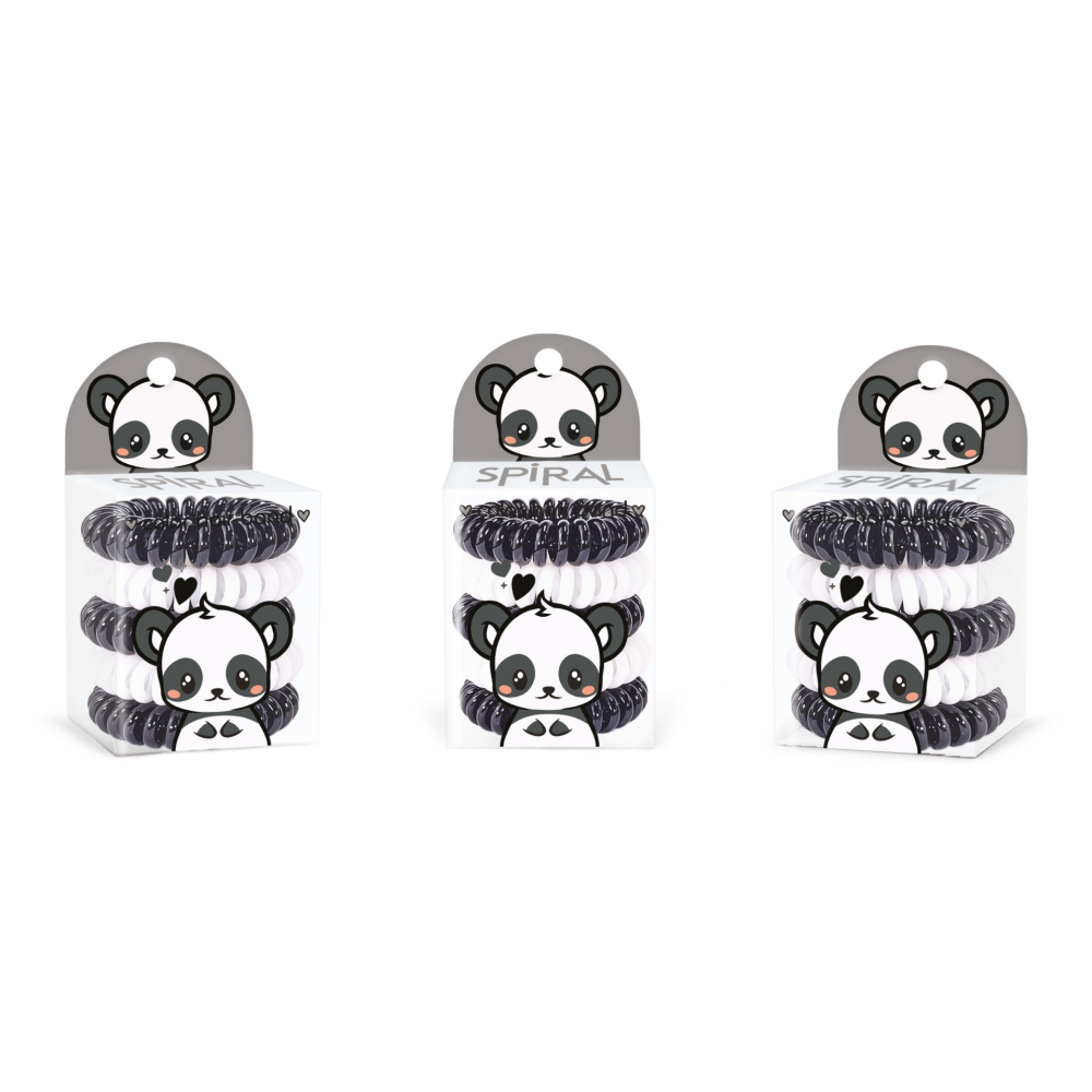 Elastic spiralat pentru par - Glam & GO, culori asortate  varsta 3 ani+,6 ani+,8 ani+ [6]