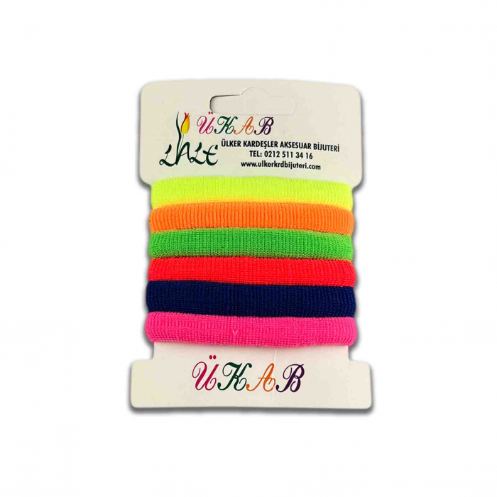 Set 6 Elastice de Par, Colorate, Accesorii Par Copii - Micostore.ro [2]