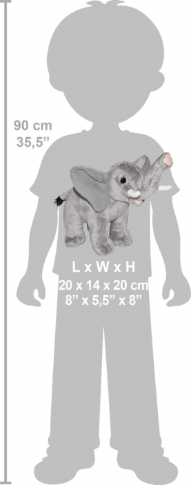 Elefant - Jucarie Plus Wild Republic cu Sunet [2]