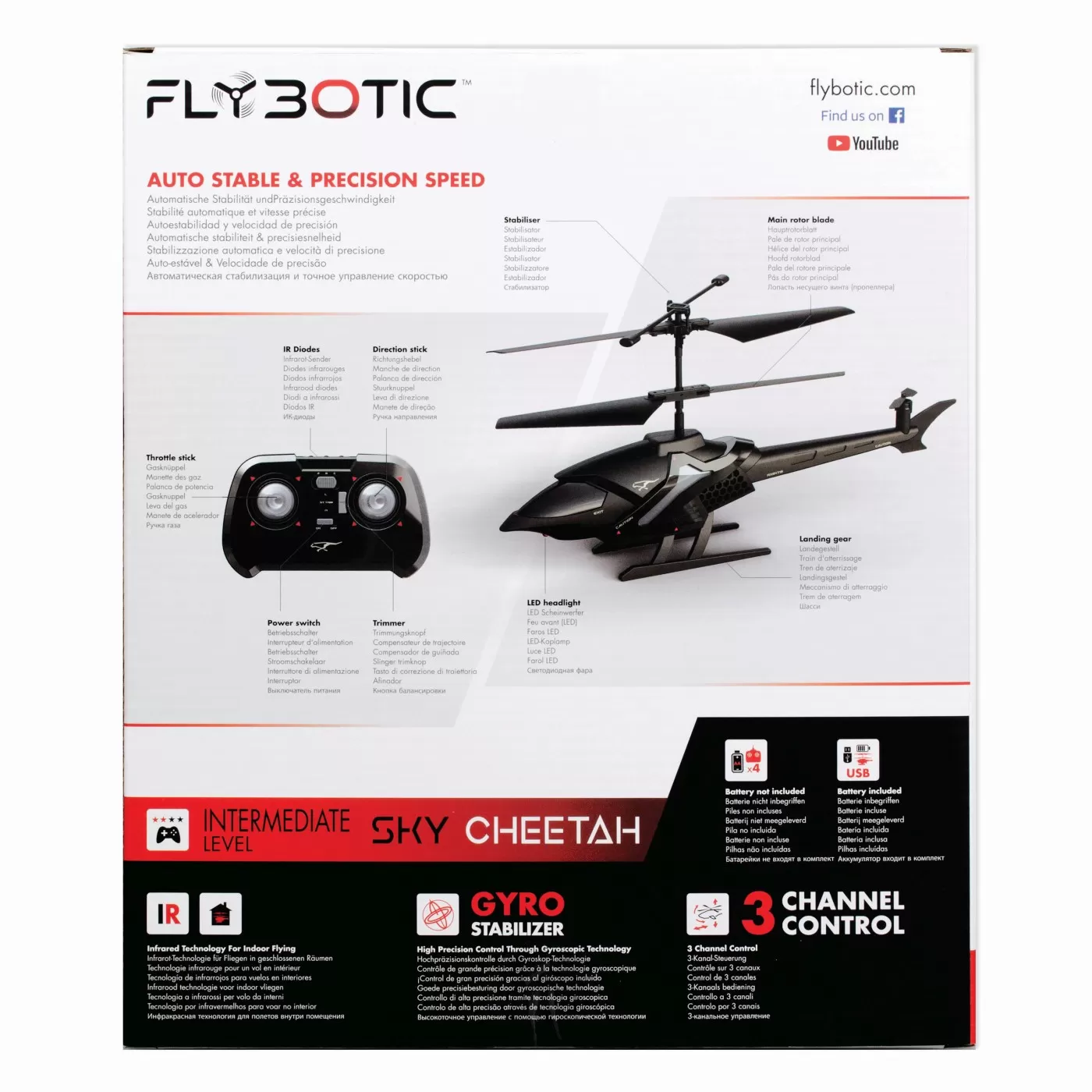 Elicopter cu telecomanda sky cheetah, varsta de la 10 ani la 14 ani [15]