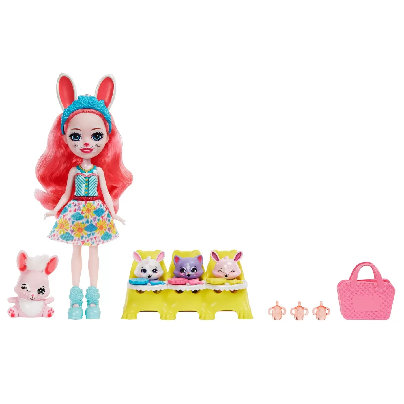 Enchantimals baby best friends set surpriza bree bunny si twist, varsta de la 4 ani la 8 ani [2]