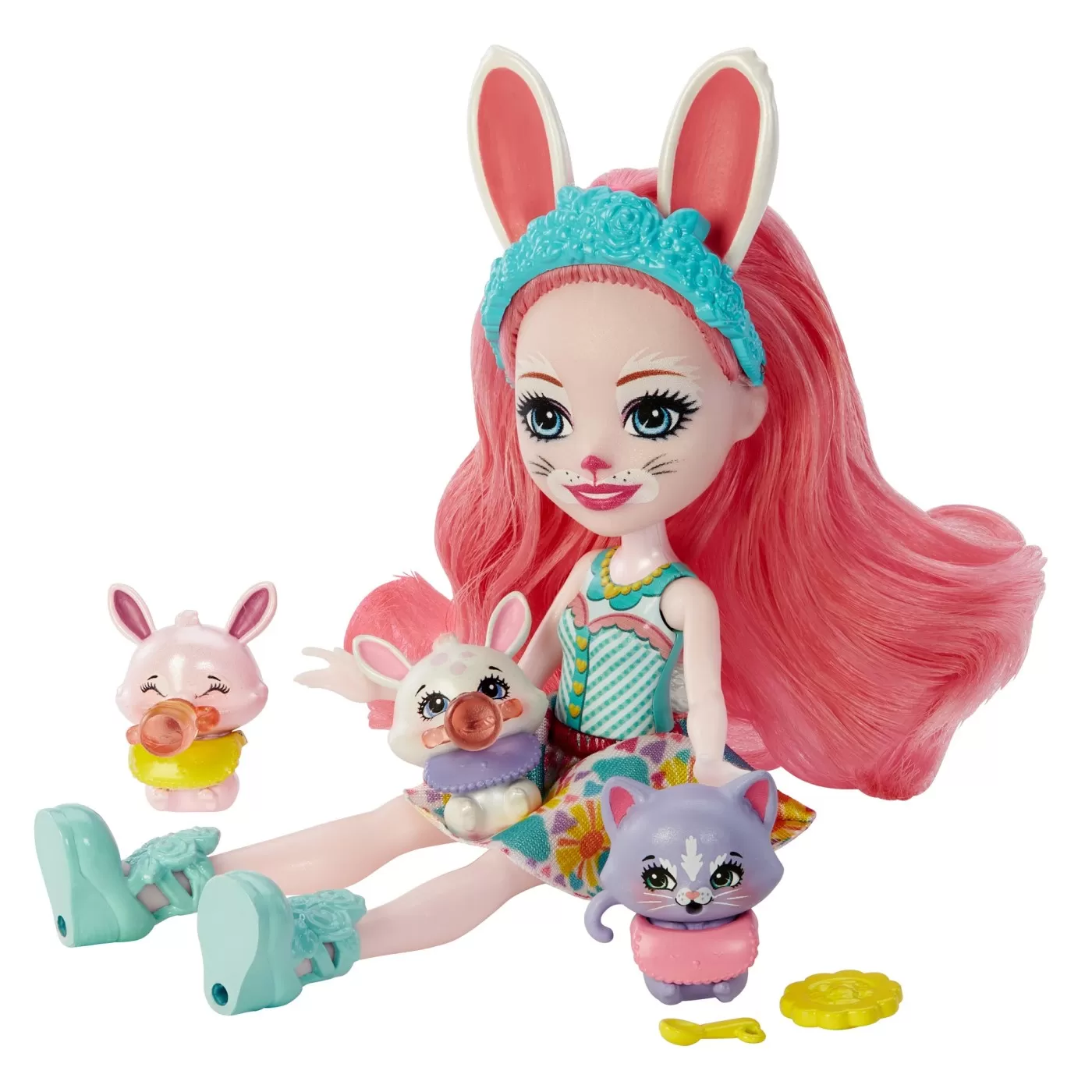 Enchantimals baby best friends set surpriza bree bunny si twist, varsta de la 4 ani la 8 ani [4]