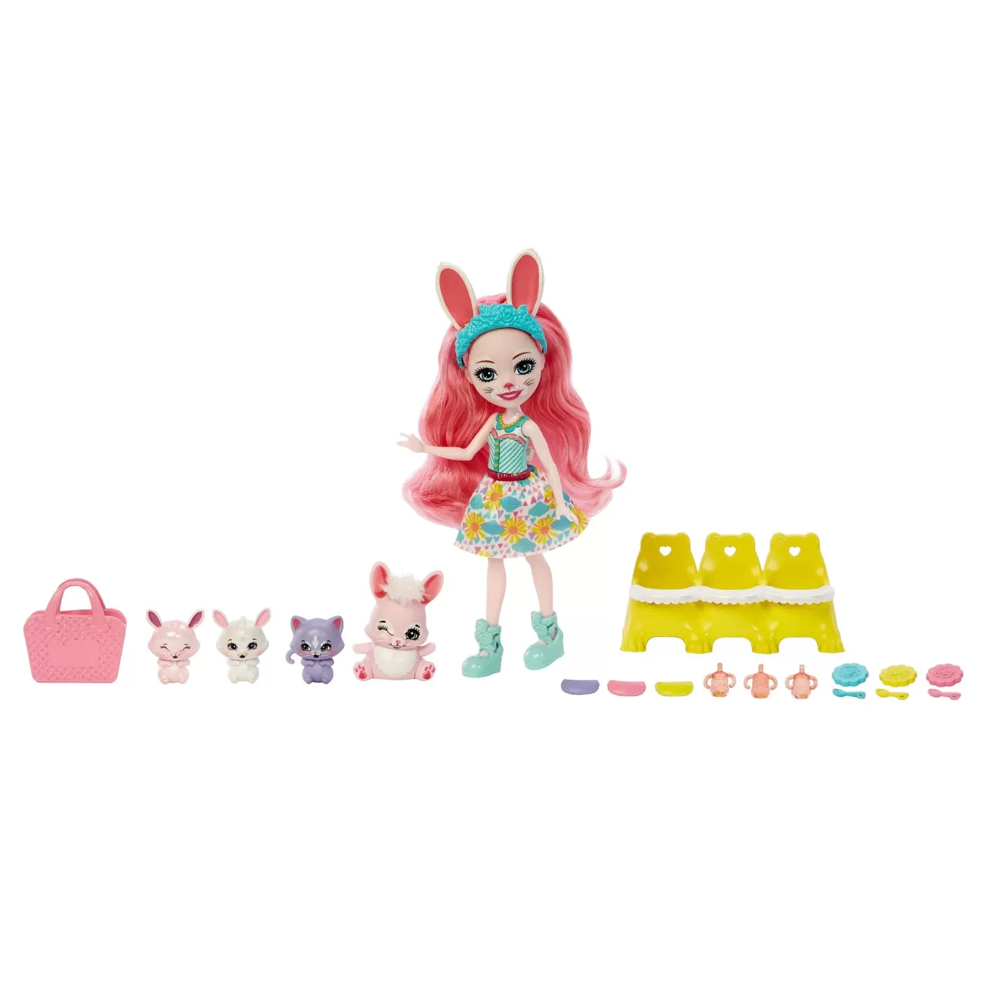 Enchantimals baby best friends set surpriza bree bunny si twist, varsta de la 4 ani la 8 ani [7]